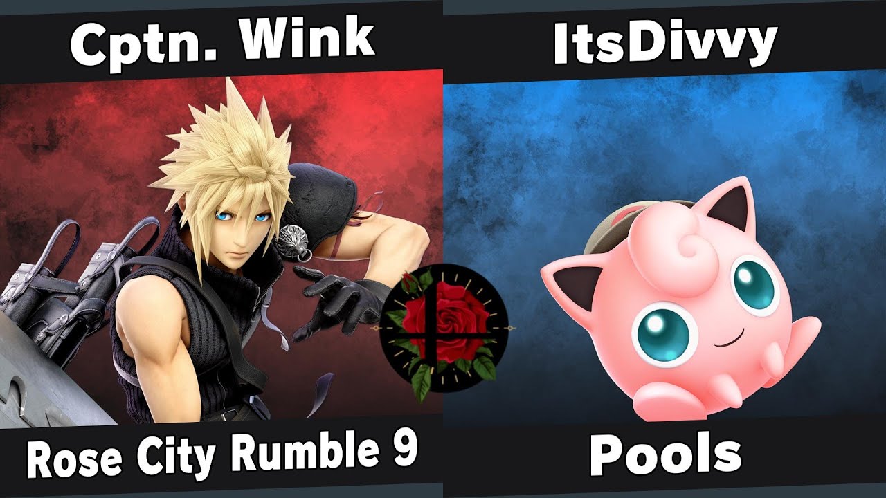 RCR 9 Pools - Cptn. Wink (Cloud) vs ItsDivvy (Jigglypuff) - Smash Ultimate
