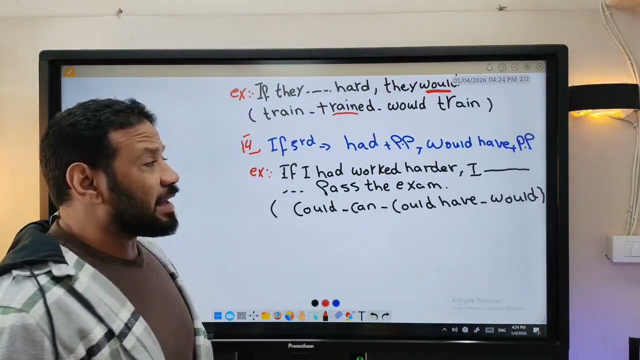 أولى ثانوي مراجعه نهائيه(شرح جرامر يونت ٣ قاعده If وشرح سؤال Rewrite) 