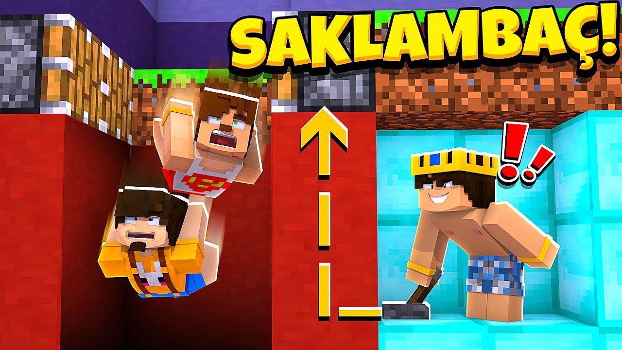 YİNE Mİ HİLE AÇTILAR ? MİNECRAFT SAKLAMBAÇ !