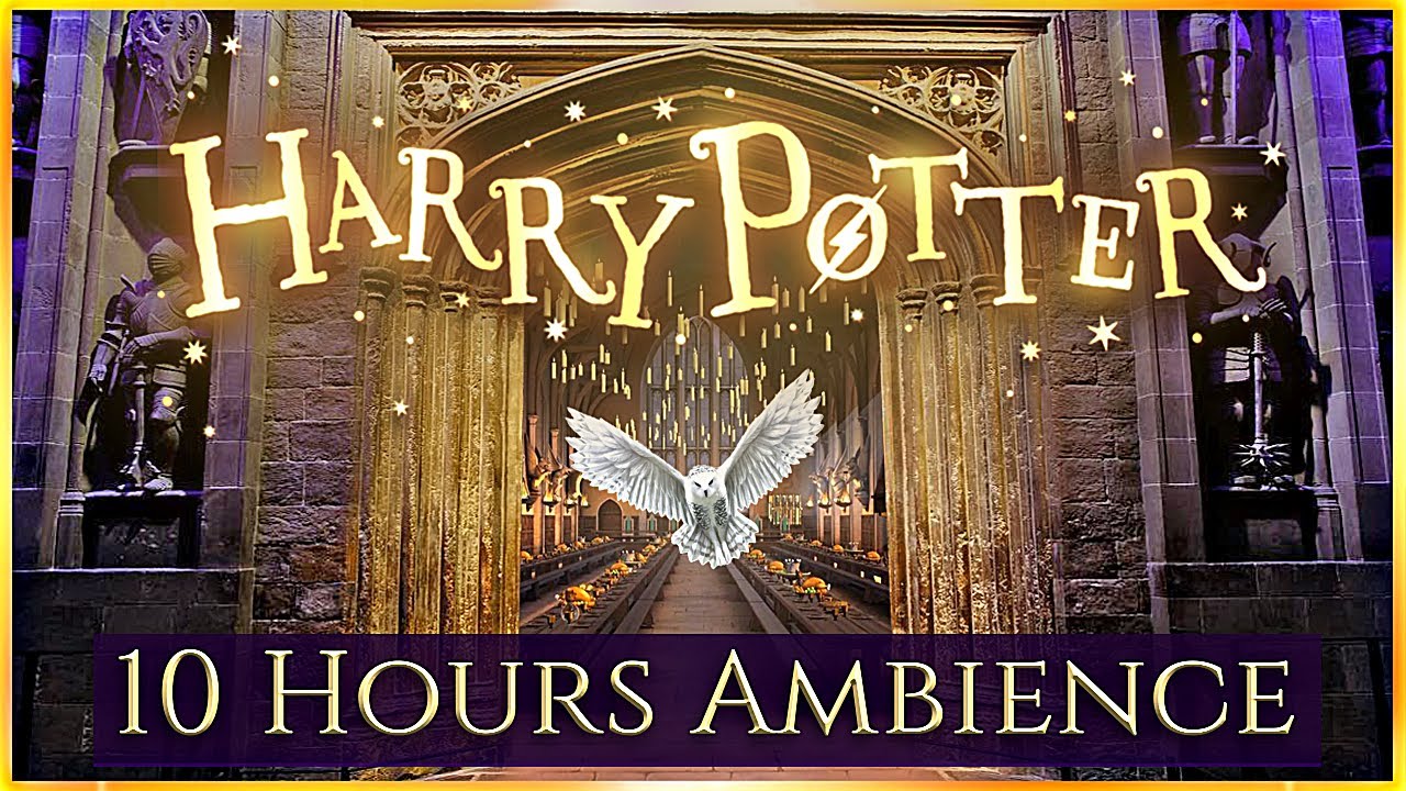 10 Hours ⚡ HARRY POTTER ASMR Ambience ⋄ Hogwarts, The burrow, Privet drive & More ✨ Relax & Study  📚