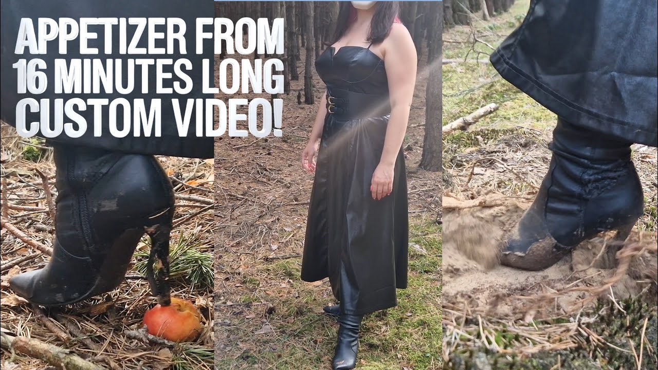 High Heels Crushing In The Forest! 🥰 Appetizer Of CUSTOM Video! 😘💋