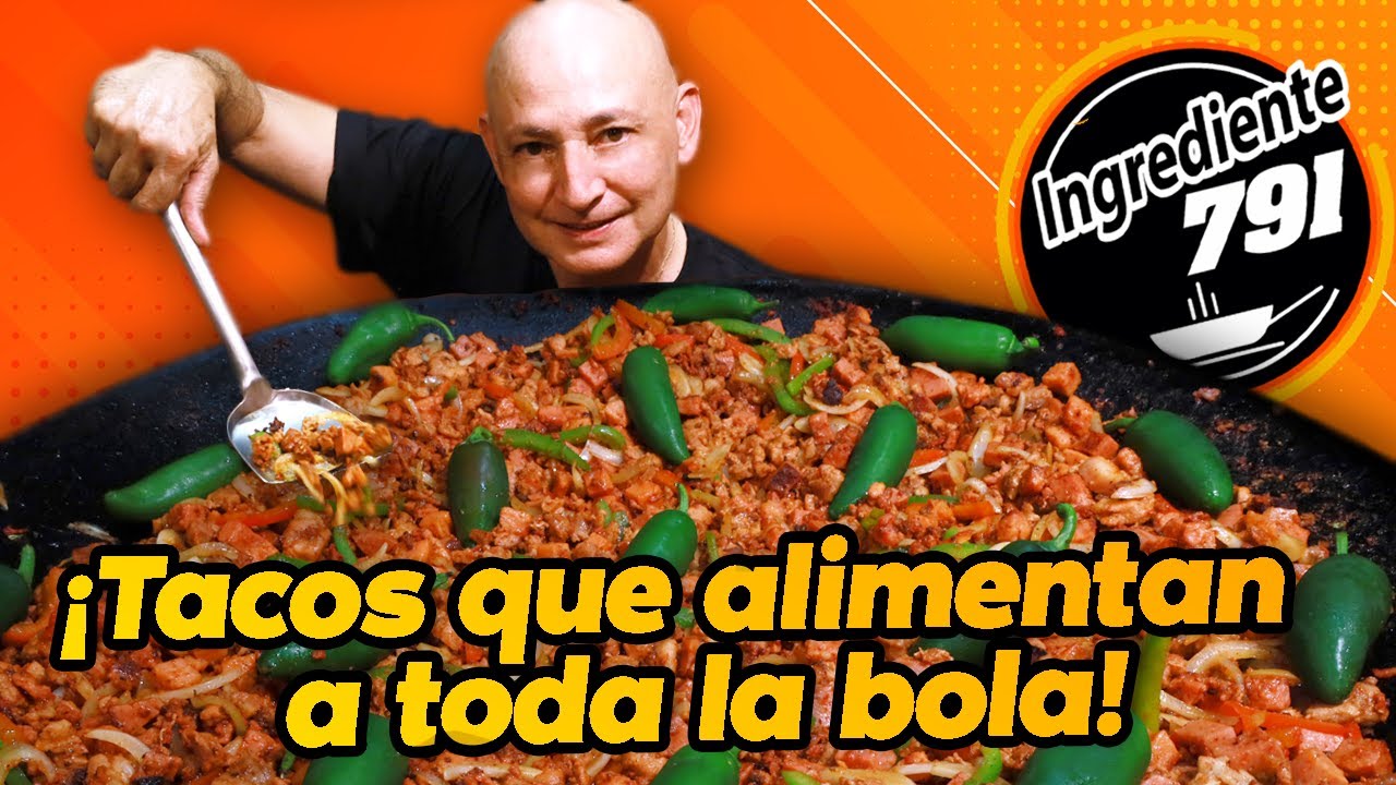 🌮🔥 TACOS de DISCADA estilo NORTEÑO: receta fácil, rendidora y SABROSA.