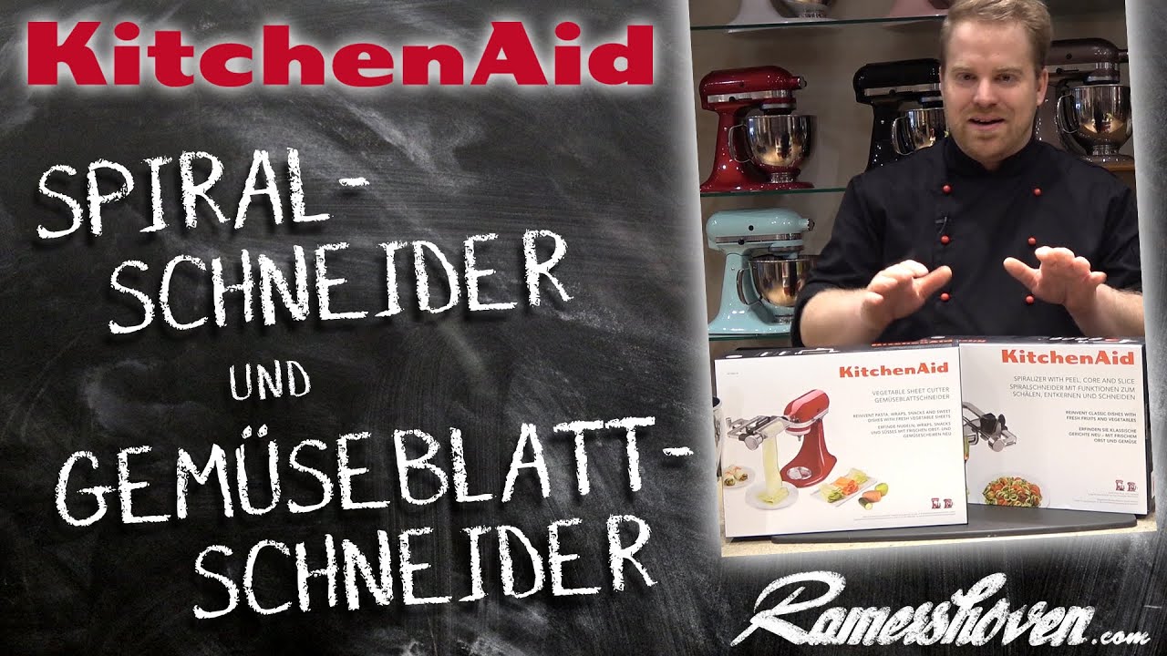 KitchenAid Spiralschneider und KitchenAid Gemüseblattschneider