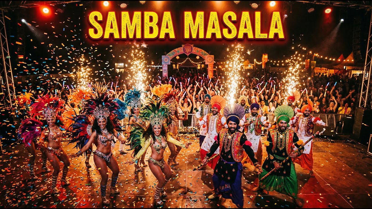 SAMBA MASALA | Latin x Bhangra Dance Anthem (High Energy)