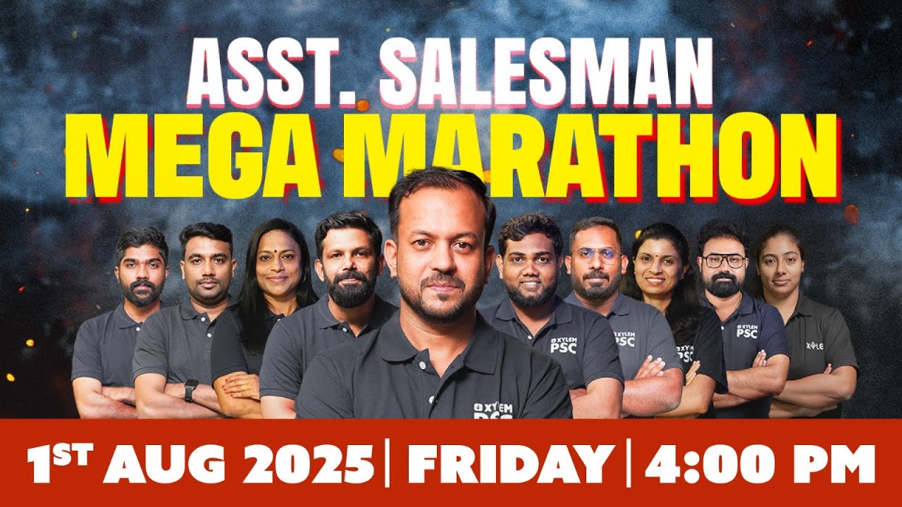ASSISTANT SALESMAN | MEGA MARATHON | Xylem PSC