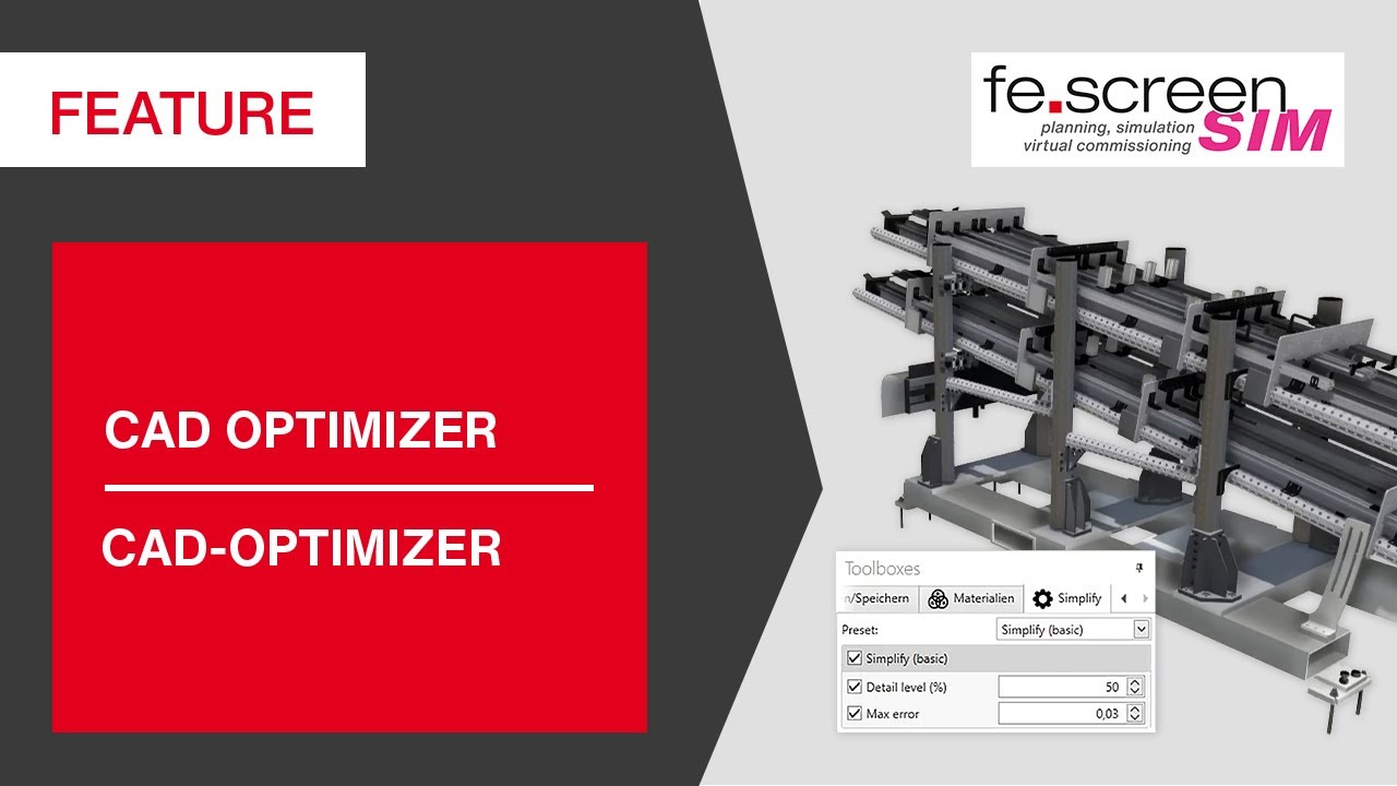 fe.screen-sim V4: Der CAD-Optimizer