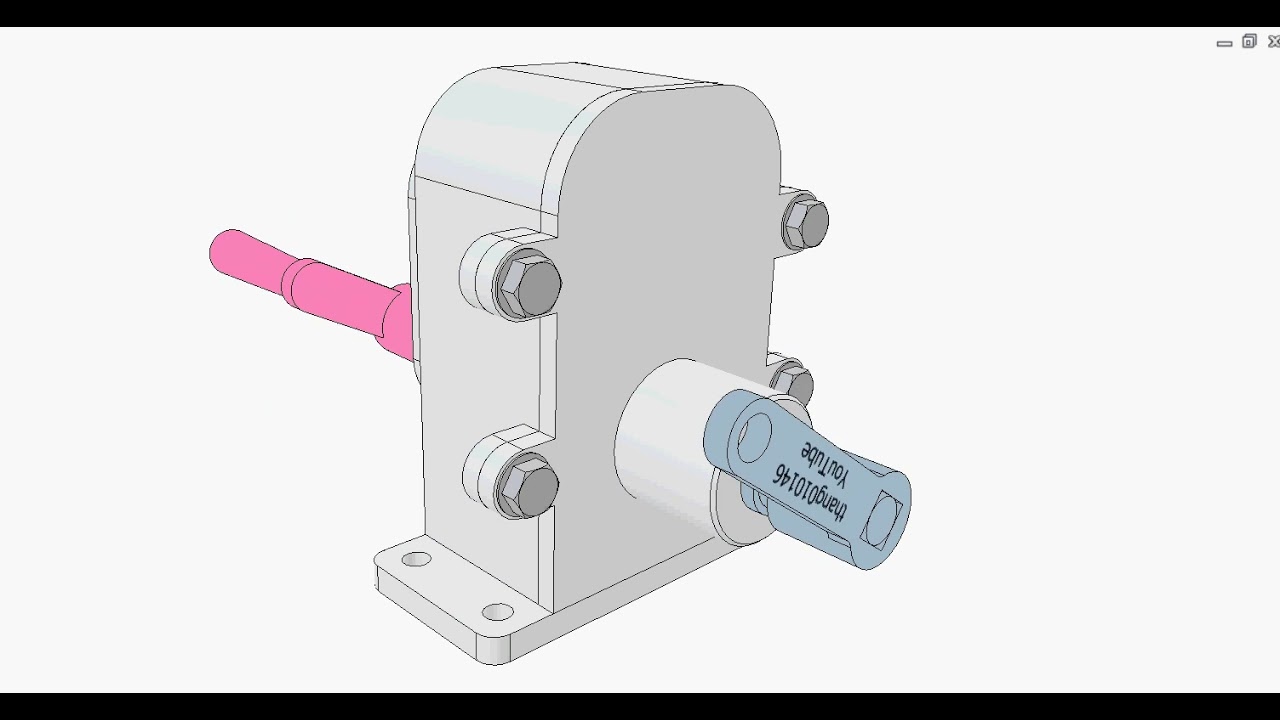 Convert rotation to coaxial oscillation 1