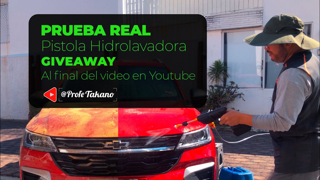 Hidrolavadora portátil Autolavado -tipo #Kärcher GIVEAWAY