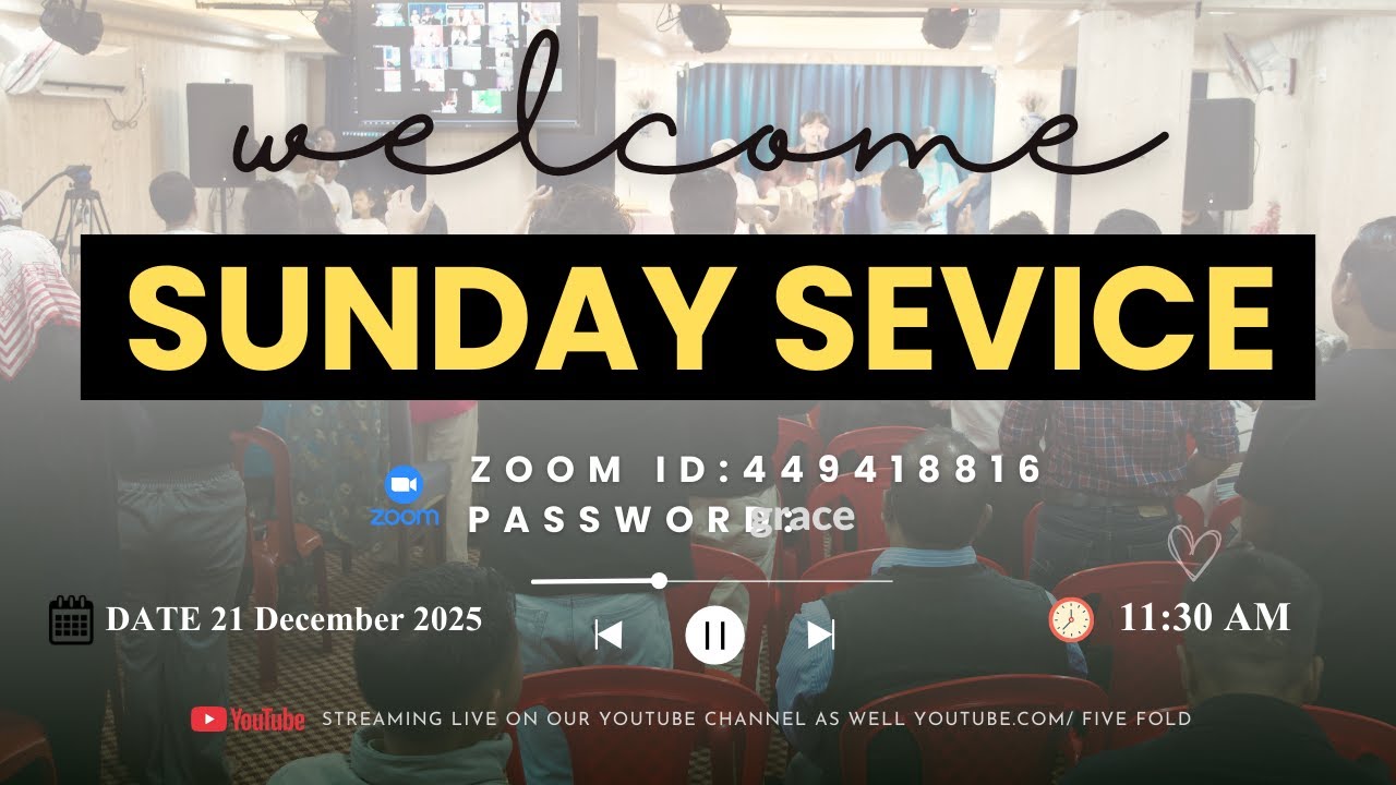 Sunday Service Live from Naioth The Five Fold Church // 21th December 2025