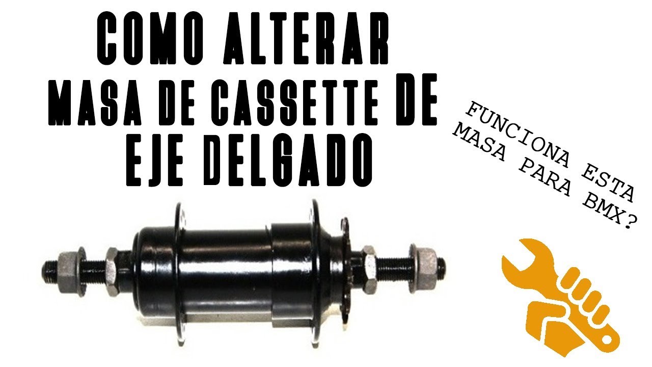 TUTORIAL | Como ALTERAR masa CASSETE de balinas de EJE DELGADO