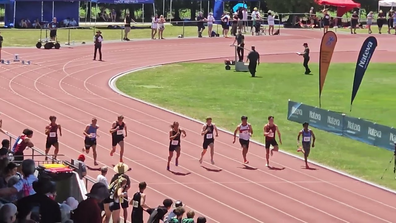 New Zealand Secondary School Athletics 2025, 100m Finals Juniors