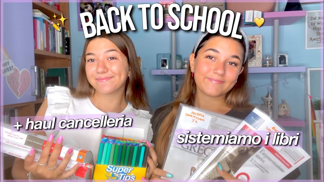 SISTEMIAMO LA SCRIVANIA + HAUL CANCELLERIA ✏️💗 // back to school 2021