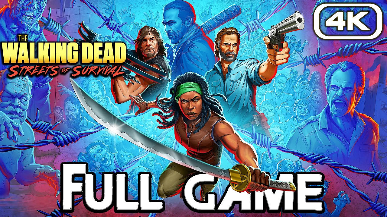 THE WALKING DEAD STREETS OF SURVIVAL Gameplay Walkthrough FULL GAME (4K 60FPS) No Commentary