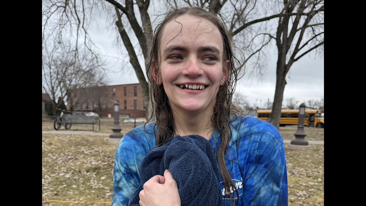 2025 02 15 Evie Takes The Polar Plunge – La Crosse Special Olympics Fundraiser 🧊💙 | Community Events