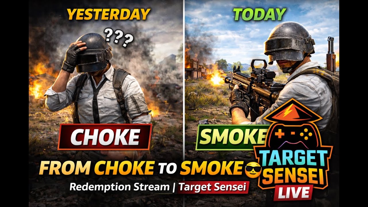 From Choke to Smoke 😎 Redemption Stream | Target Sensei