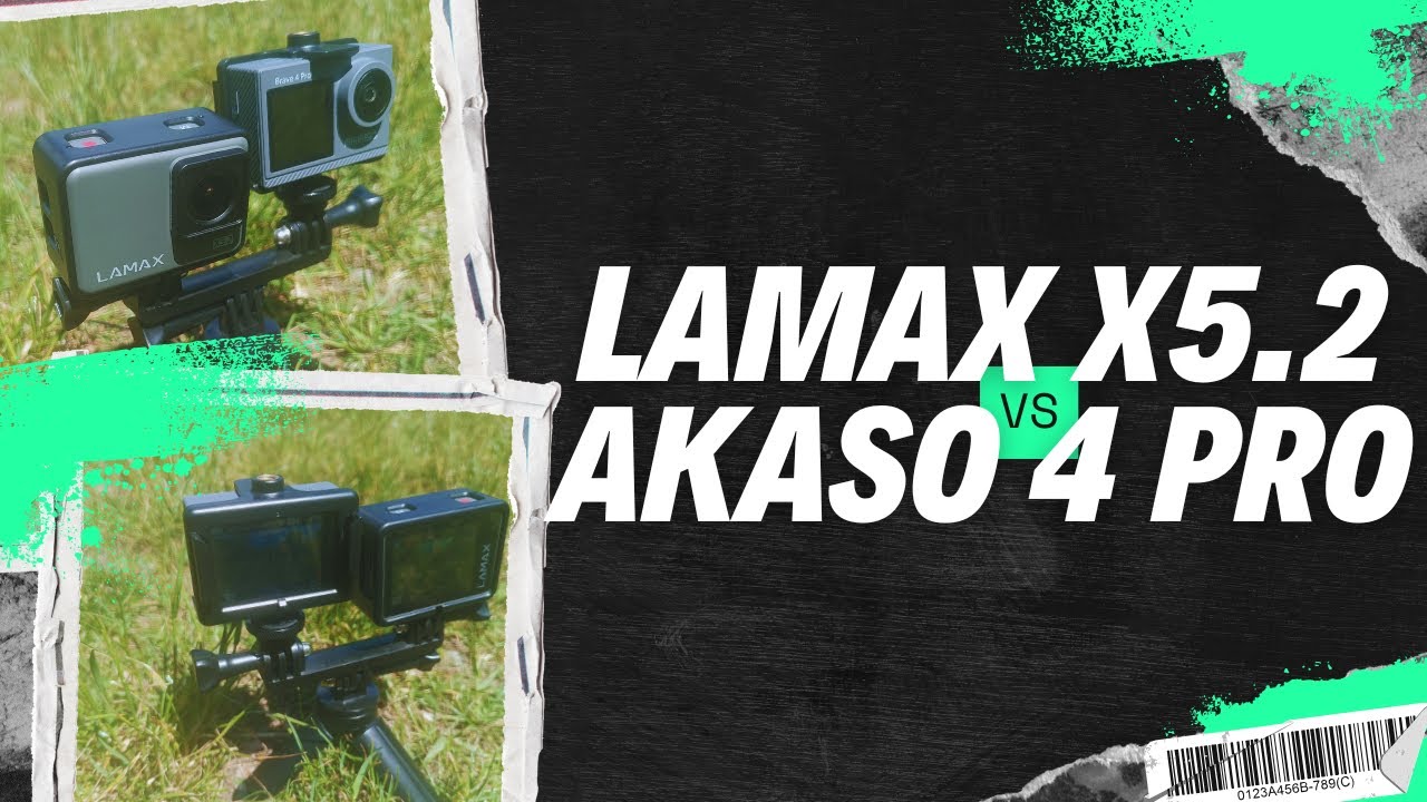 TEST LAMAX X5.2 vs AKASO BRAVE 4 PRO