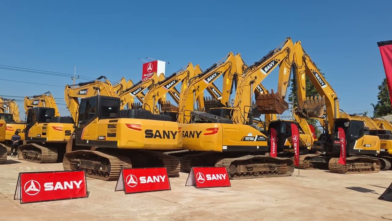 มหกรรมเครื่องจักรมือสอง SANY จ.ขอนแก่นราคาจับต้องได้ PMเหลือๆ