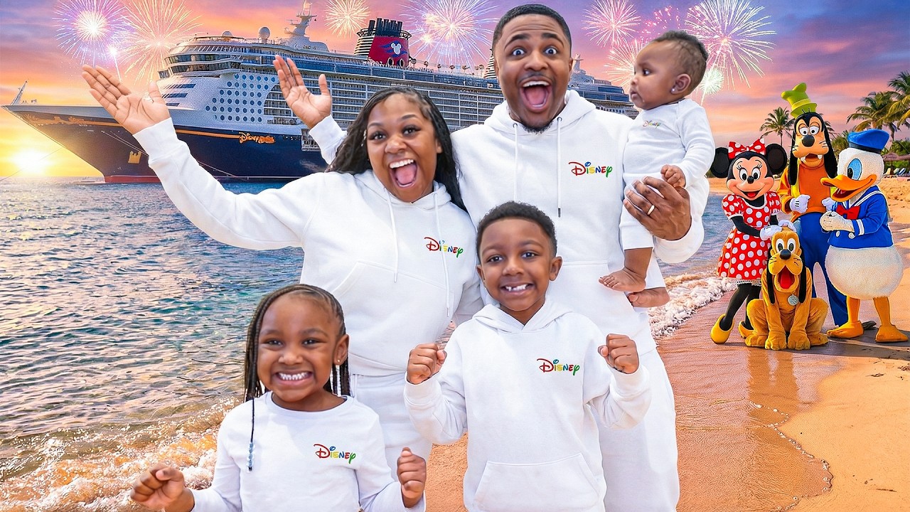 SURPRISING OUR KIDS WITH A DISNEY CRUISE! *OUR FIRST CRUISE*