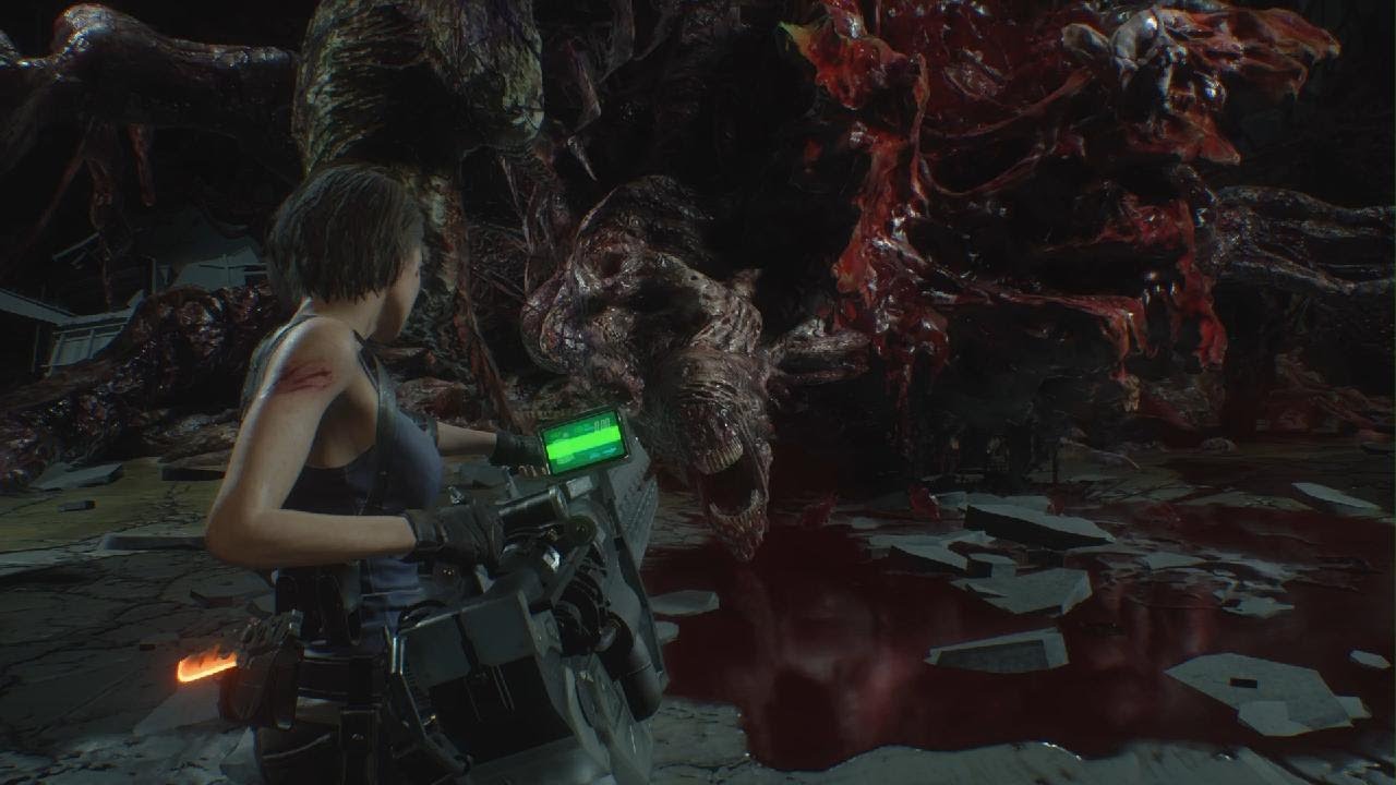 Nemesis Final Boss Fight - Inferno, No Hit | Resident Evil 3 remake 