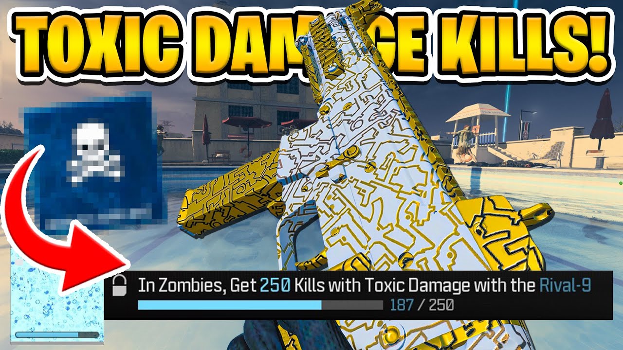 How To Get TOXIC DAMAGE KILLS in MW3 ZOMBIES!