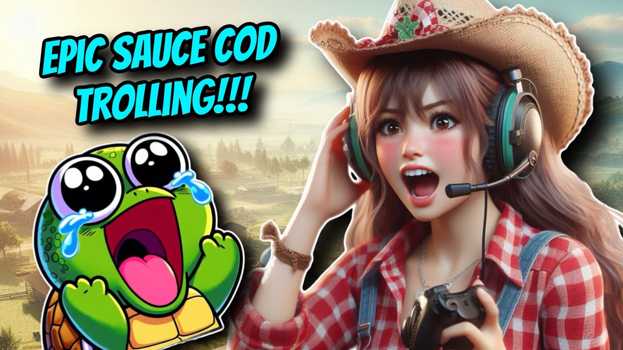 Милая деревенская девчонка в CoD подвергается ТРОЛЛИНГУ с помощью моего ЭПИЧЕСКОГО СОУСА!!!