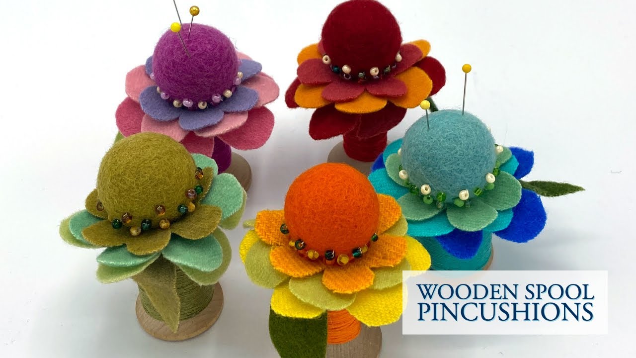 Tutorial: Wooden Spool Pincushions