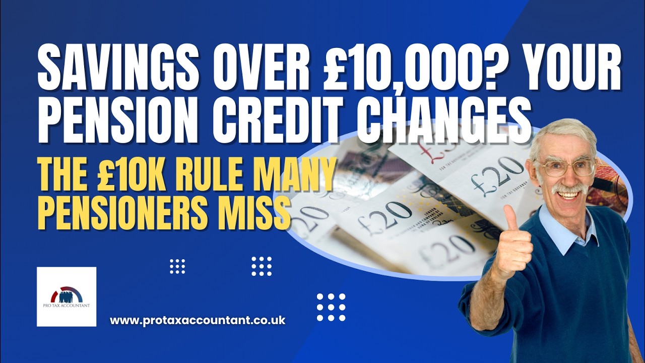 PTA Explains Pension Credit Savings Rules: What Happens If You Have Over &pound;10,000 in the UK