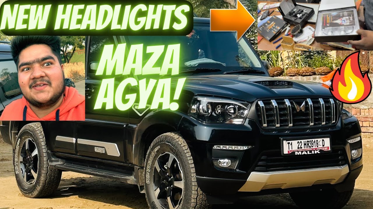 Best🔥led😍headlights for scorpio | Maza agya | Ankur Malik