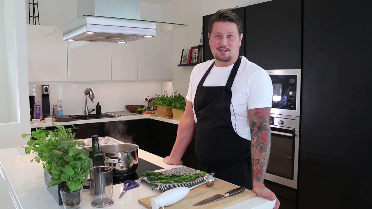 Helppo yrttiöljy, MasterChef 2014 Miro Kurvinen