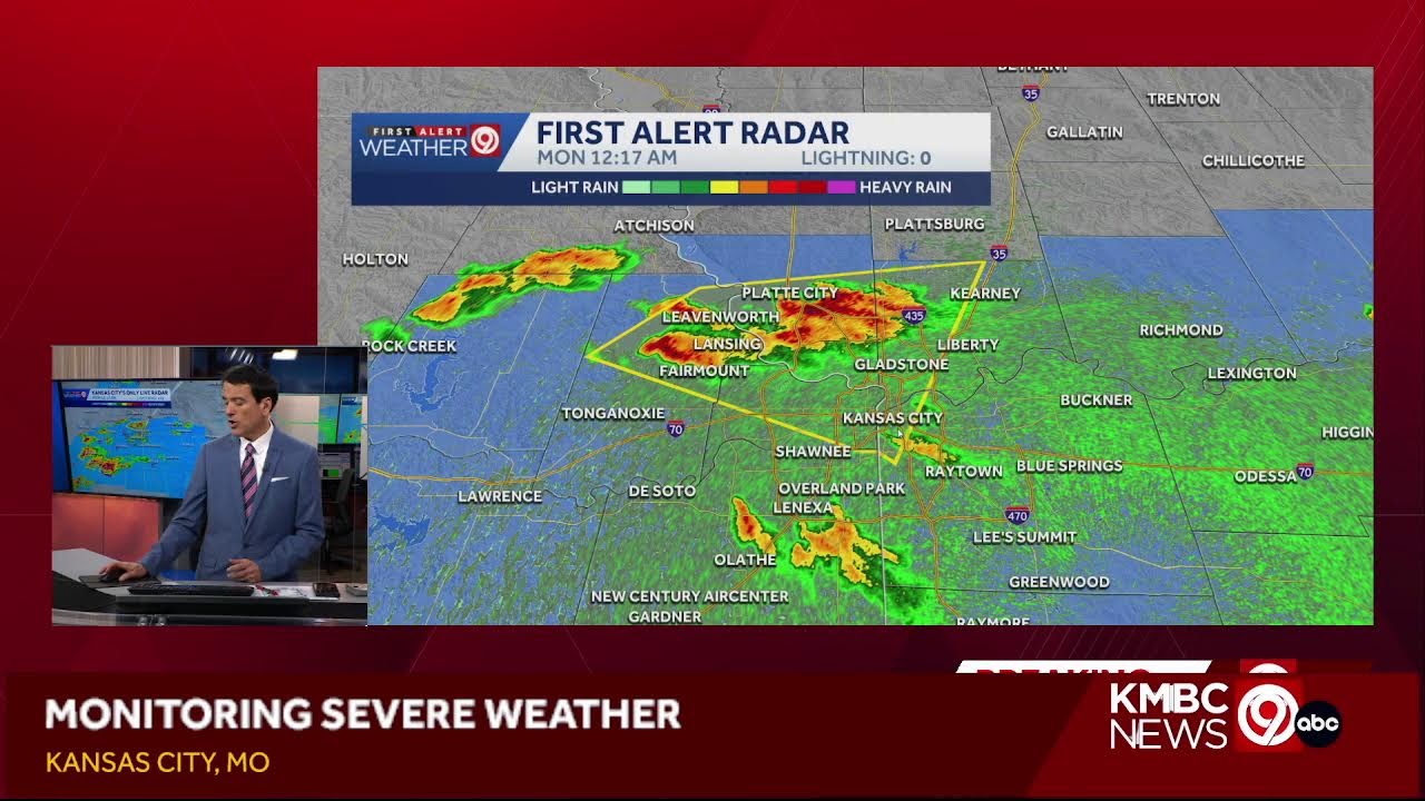 WATCH LIVE: KMBC's First Alert Weather team is tracking a tornado-warned storm