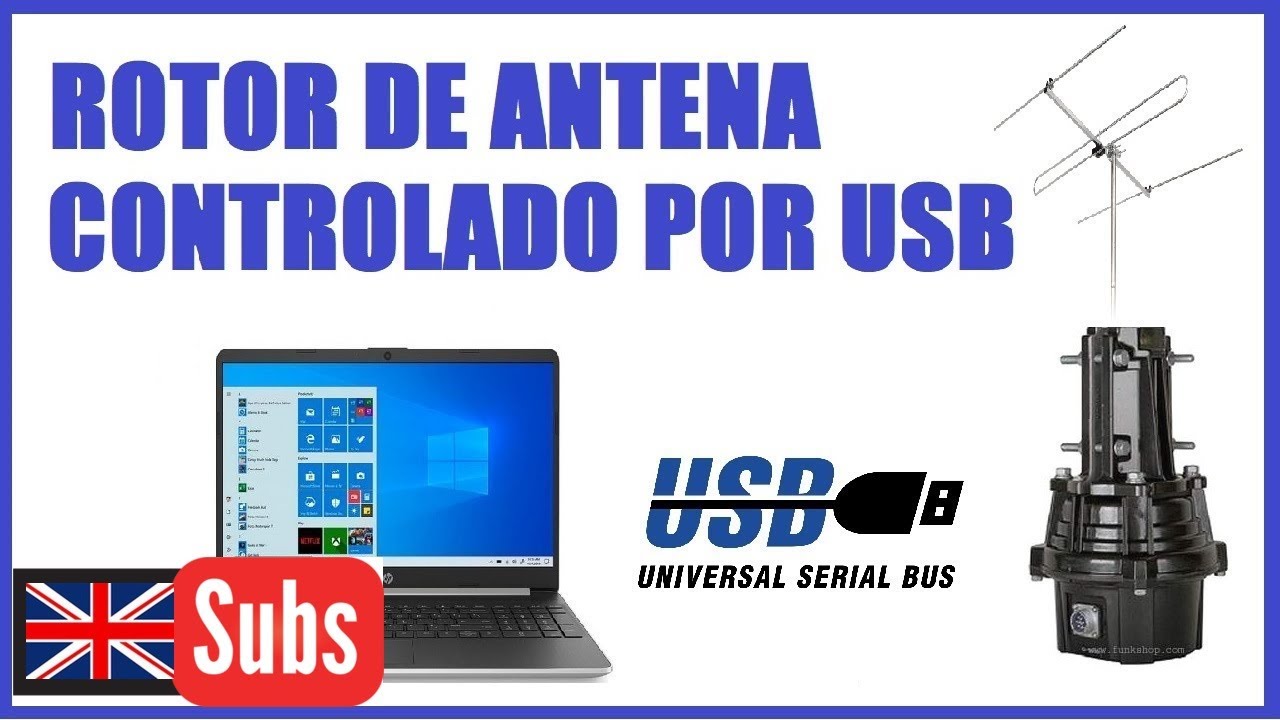 ASÍ AUTOMATICÉ MI ANTIGUO ROTOR DE ANTENA  📡🔌 ¡CONTROL TOTAL POR USB!