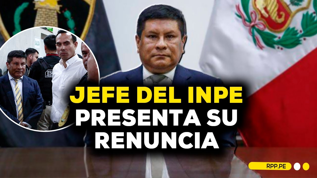 🚨 RENUNCIA IRREVOCABLE en el INPE: Iv&aacute;n Paredes deja el cargo tras cuestionamientos #NoticiasRPP