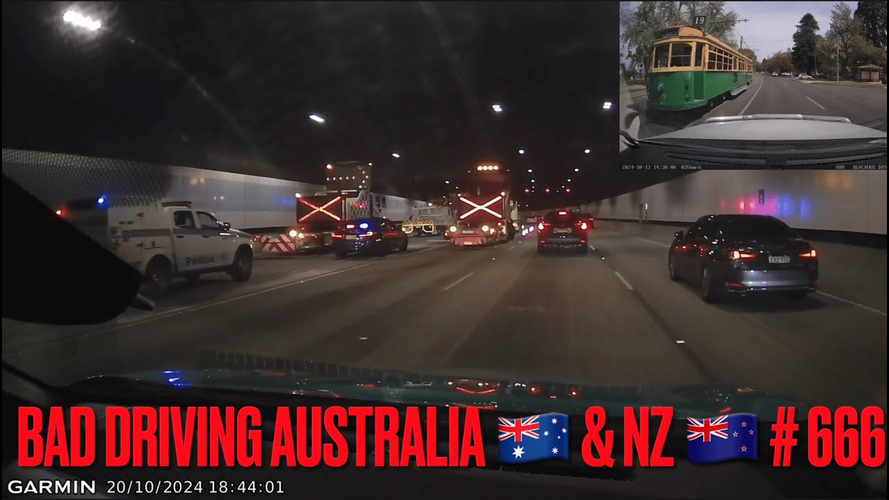 BAD DRIVING AUSTRALIA & NZ # 666...Parachute Guy Farewell