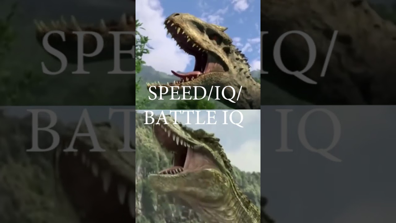 SPECKLES THE TARBOSAURUS VS INDOMINUS REX