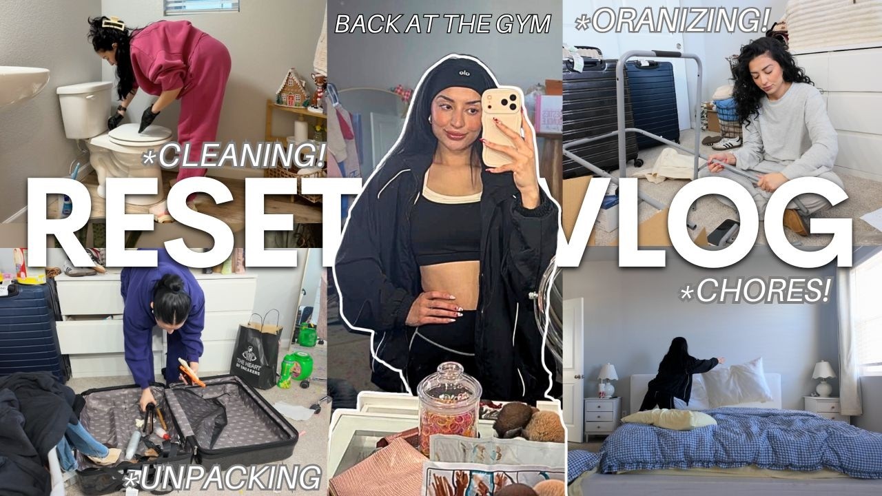 RESET MY LIFE AFTER A TRIP 🧺✈️