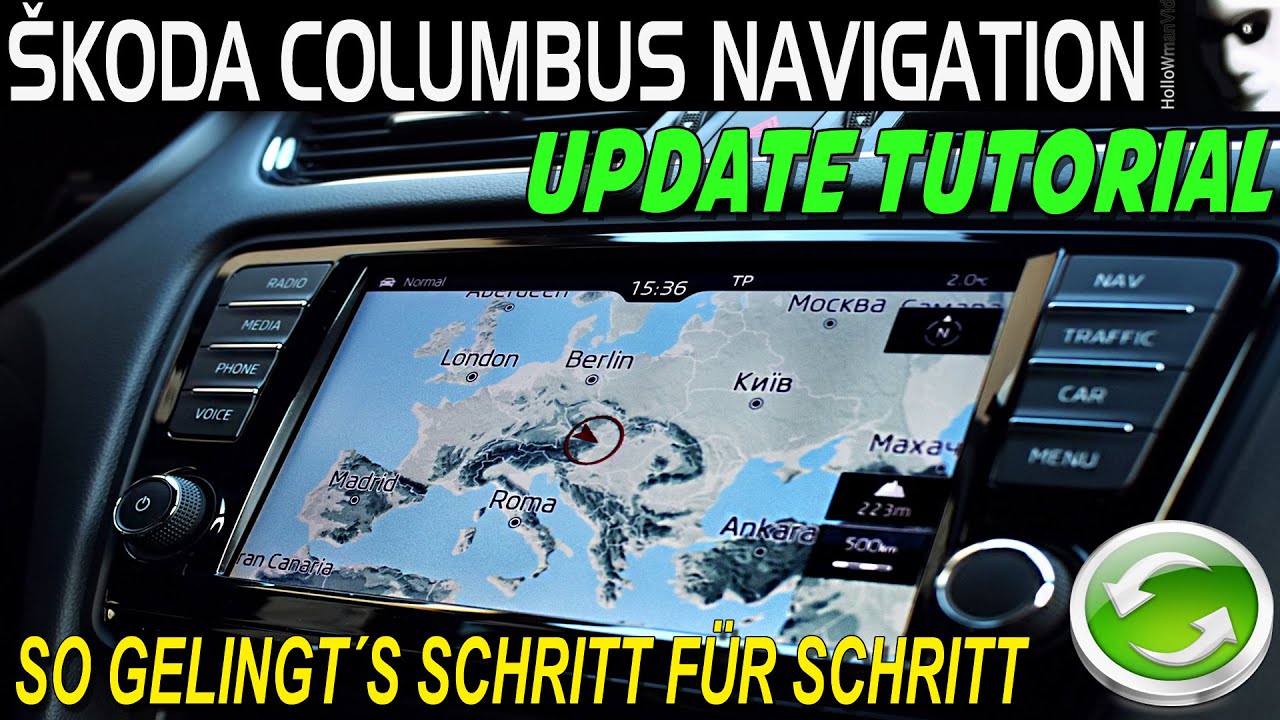 &Scaron;koda Columbus Navigation Update Tutorial | So gelingt das Update des Kartenmaterials