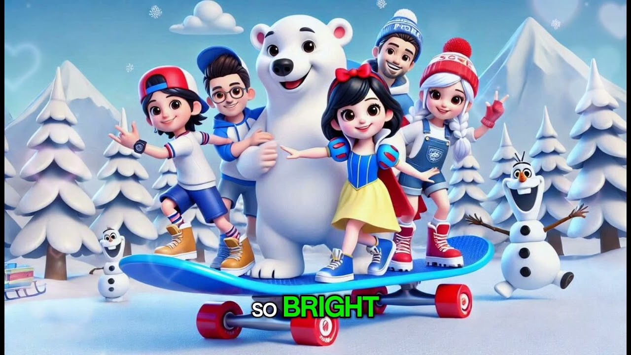 Polar Board Riders 2: Extreme Board Adventures in the Frozen Wilderness | Cartoon Kids Song