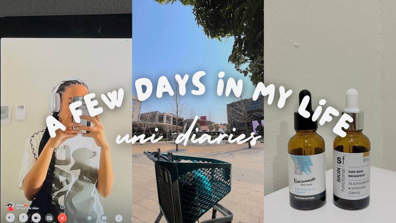 Uni diaries: spend a few days in my life | maintenance | errands | skincare & more