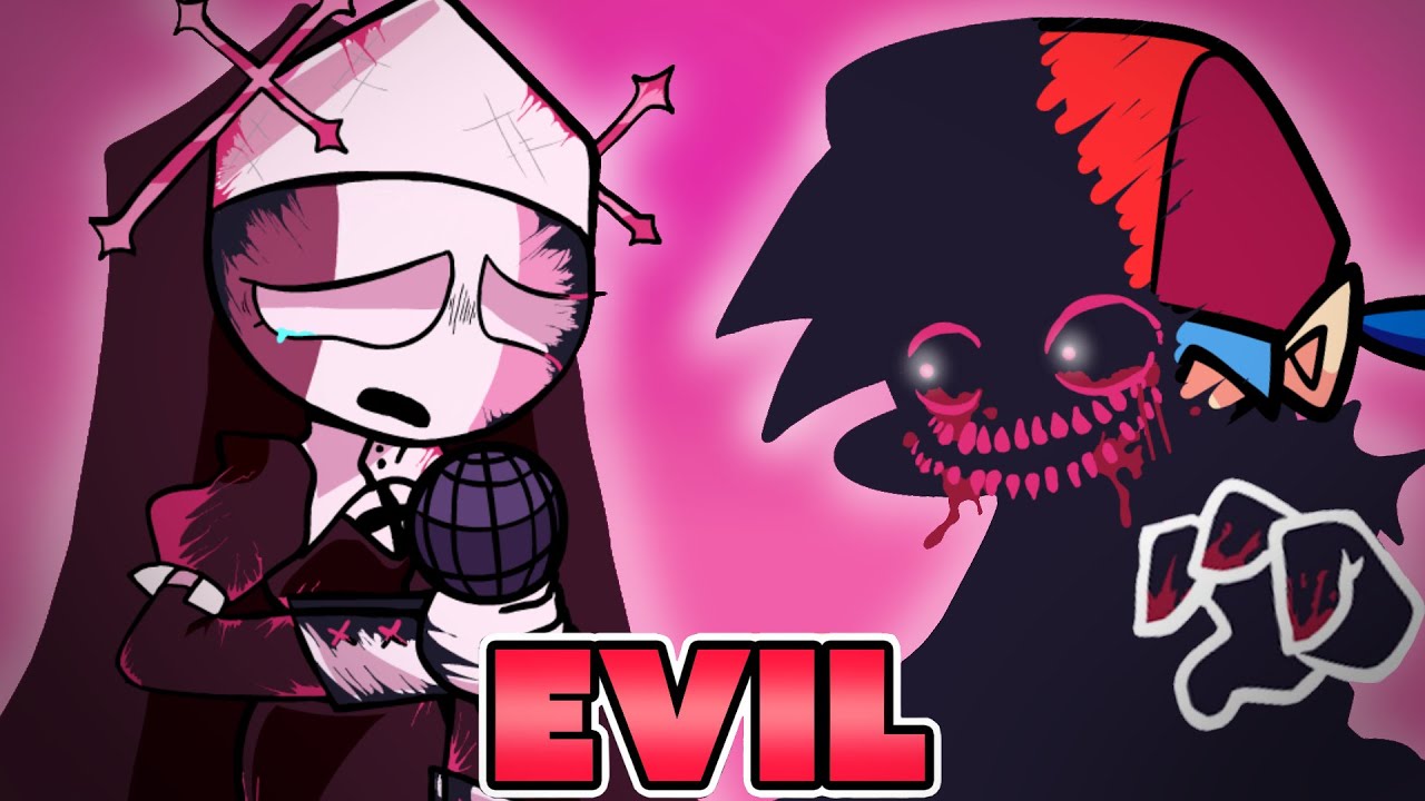 FRIDAY NIGHT FUNKIN' mod EVIL Boyfriend vs Sarvente DAY 2! (remaster)