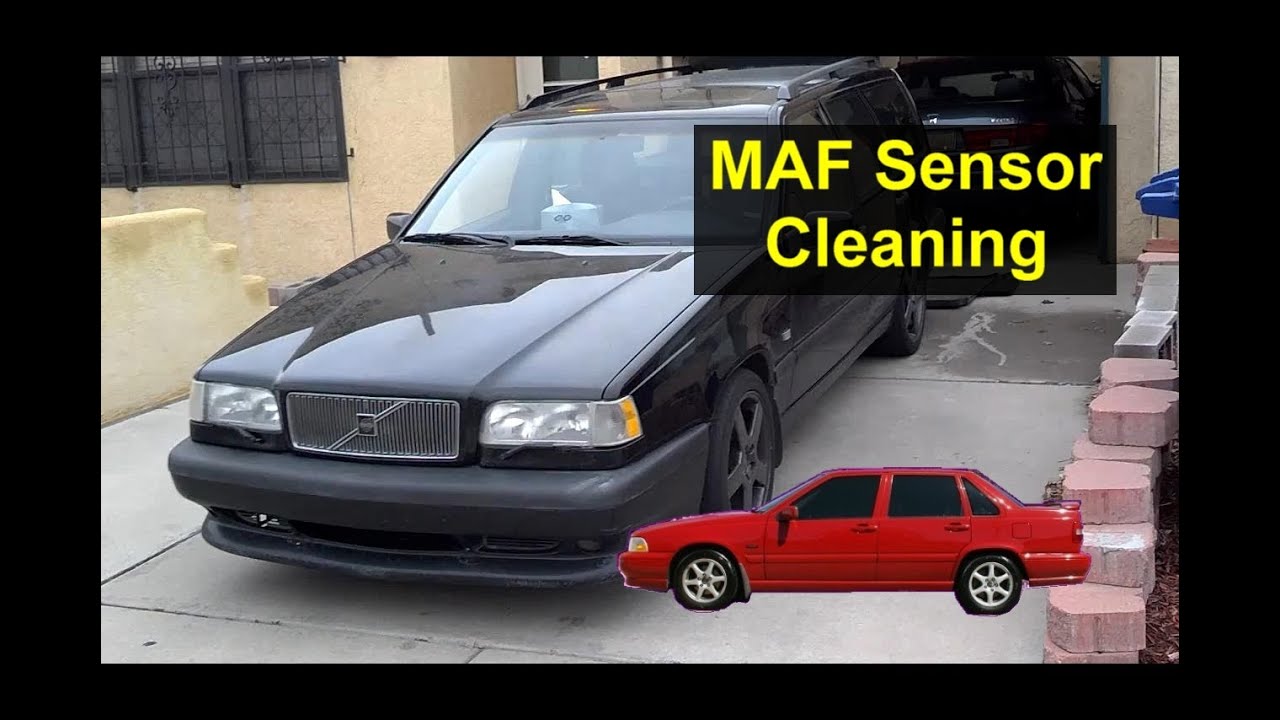 How to clean or replace the mass air flow sensor, MAF, Error code P103 - VOTD