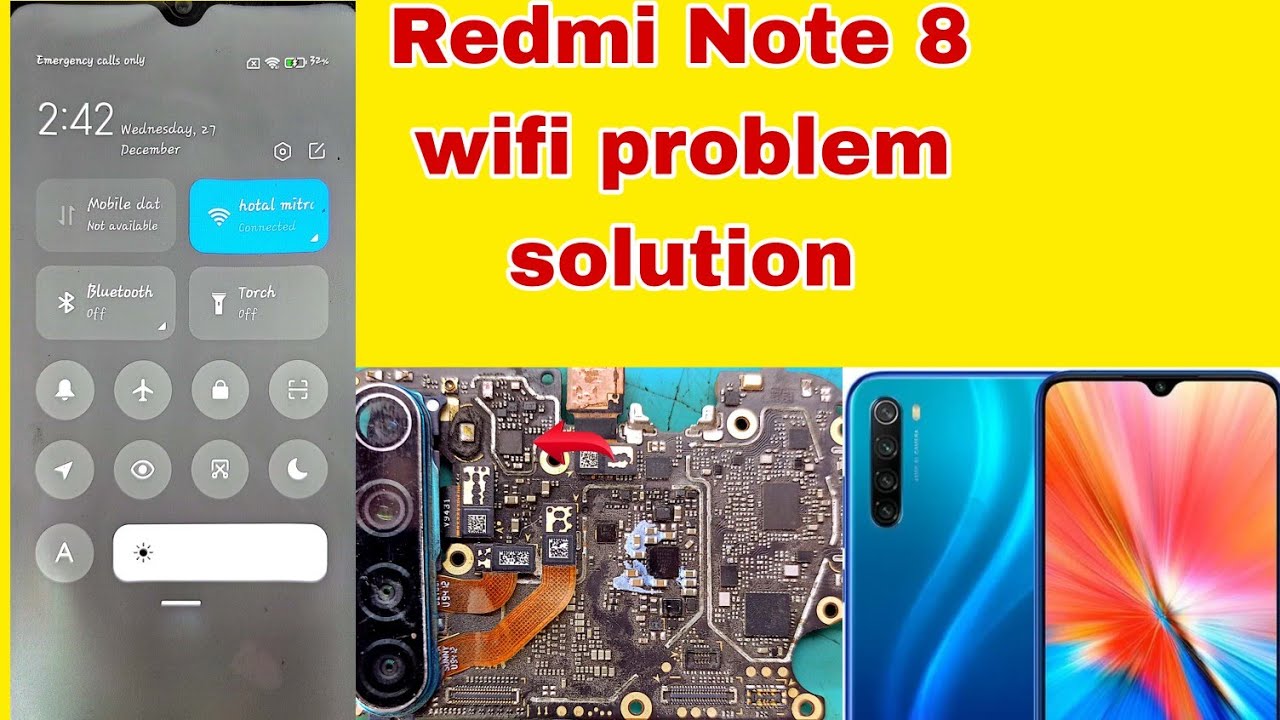 Redmi note 8 wifi not tuining on solution|| Note 8 wifi problem solution||