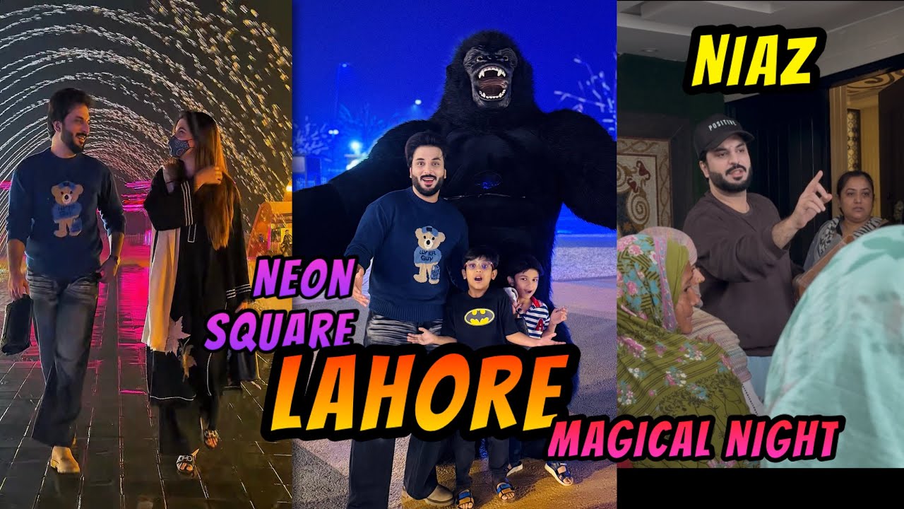 Neon square lahore ! Family fun ❤️