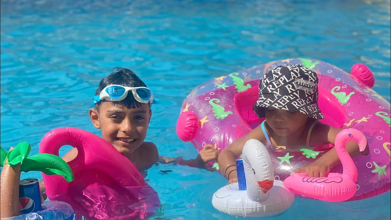 شرينا لعبه مياه جديده🥳