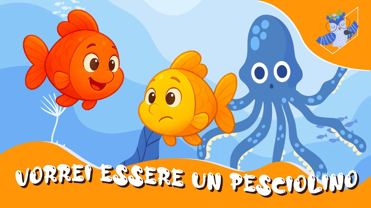 VORREI ESSERE UN PESCIOLINO - Canzone per l'estate dei bambini