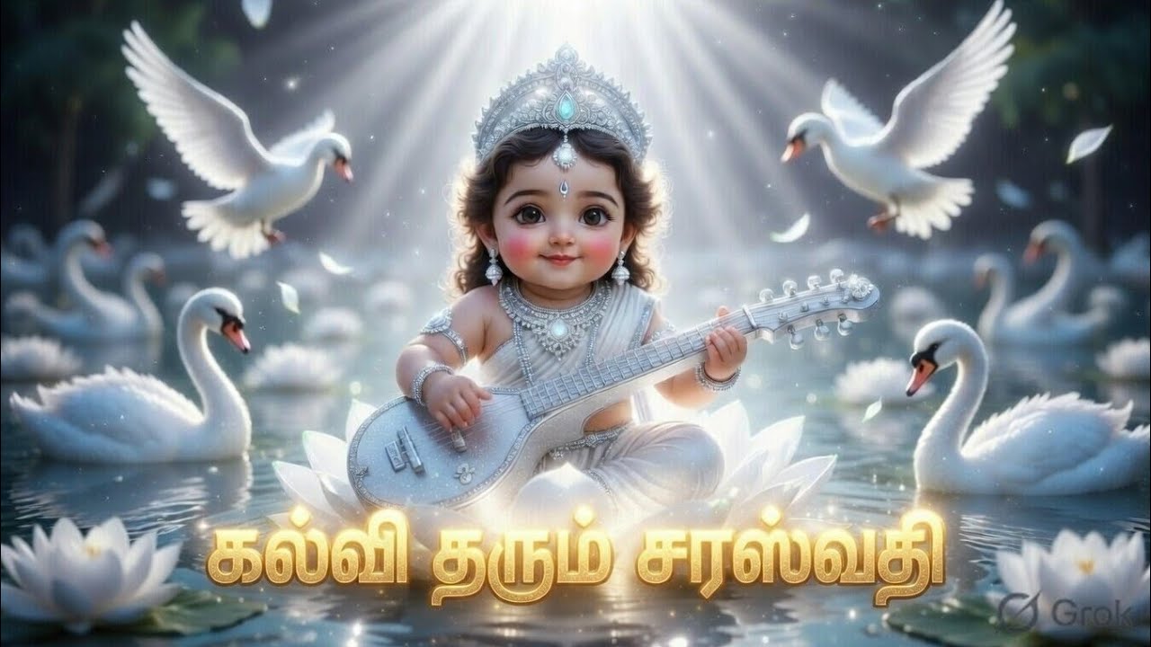 😱🙏🕉️📗📘சரஸ்வதி தேவியை வரவழைக்கும் பாடல் | கேட்டவுடன் கல்வி ஞானம் வளரும்!