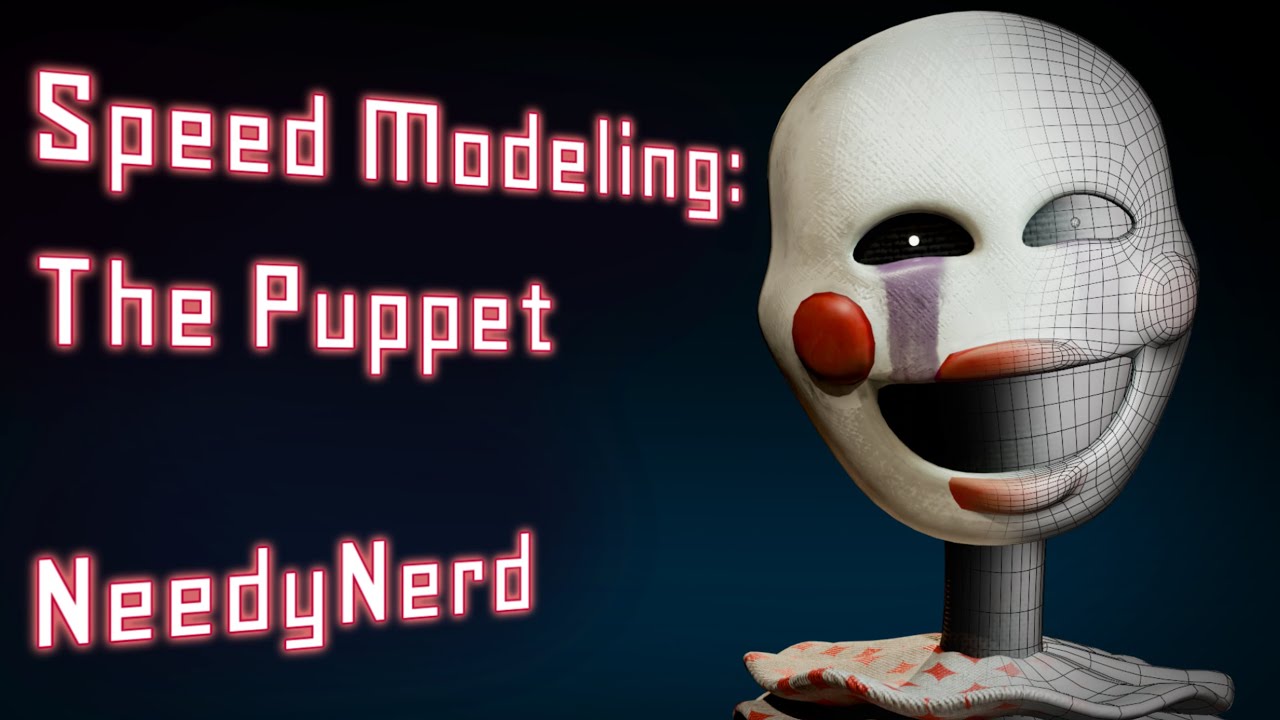 Modeling The Puppet! | Speed Modeling (FNAF/BLENDER)