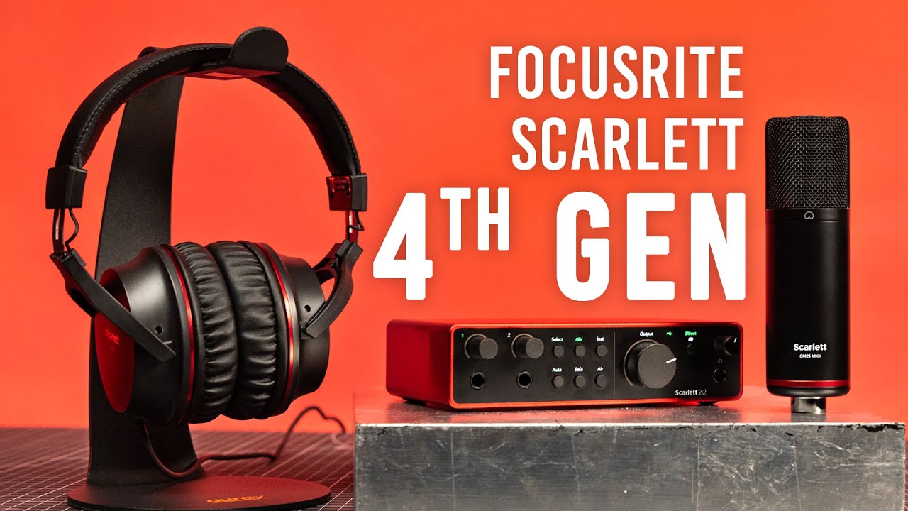 Focusrite 4th Generation Scarlett Interfaces