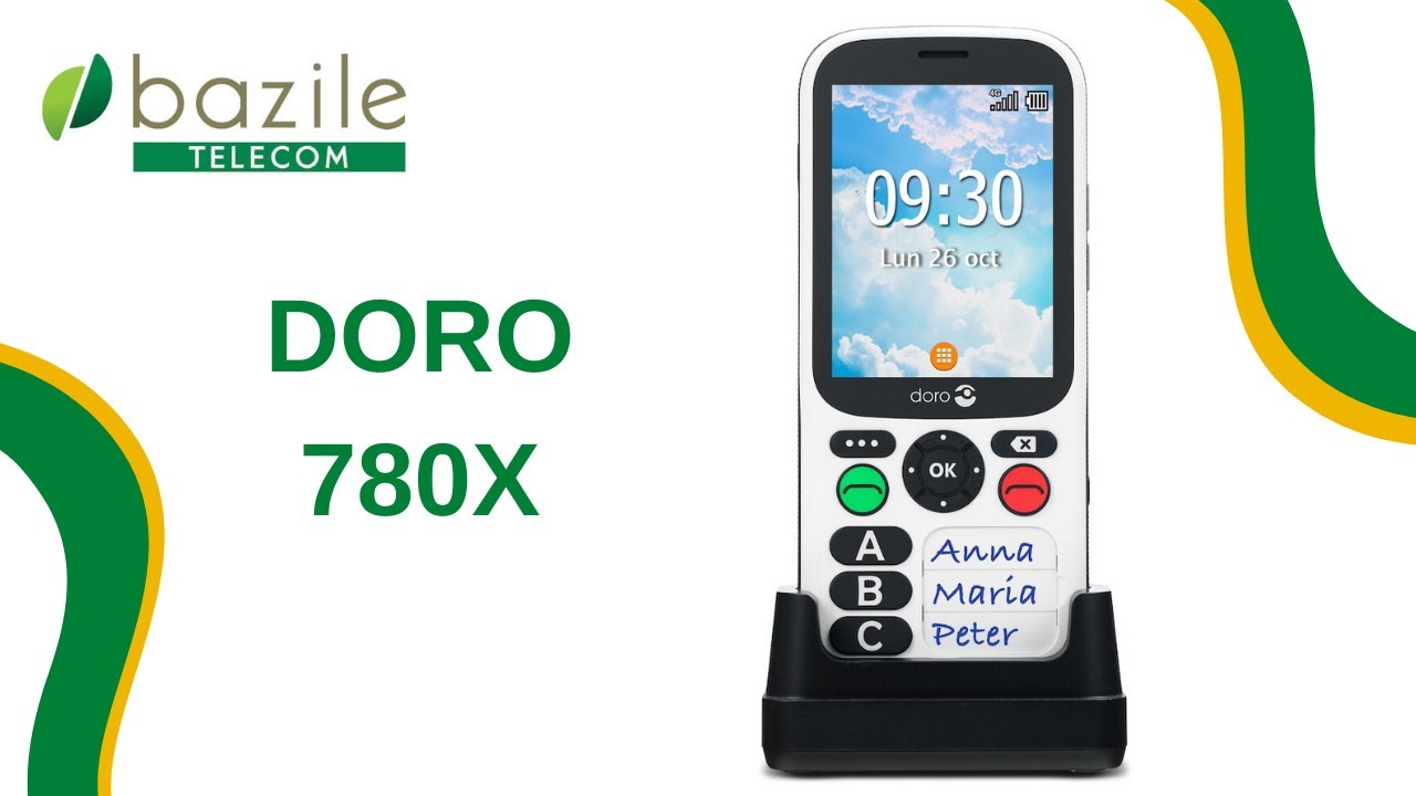 Présentation du téléphone Doro 780X - Bazile Telecom
