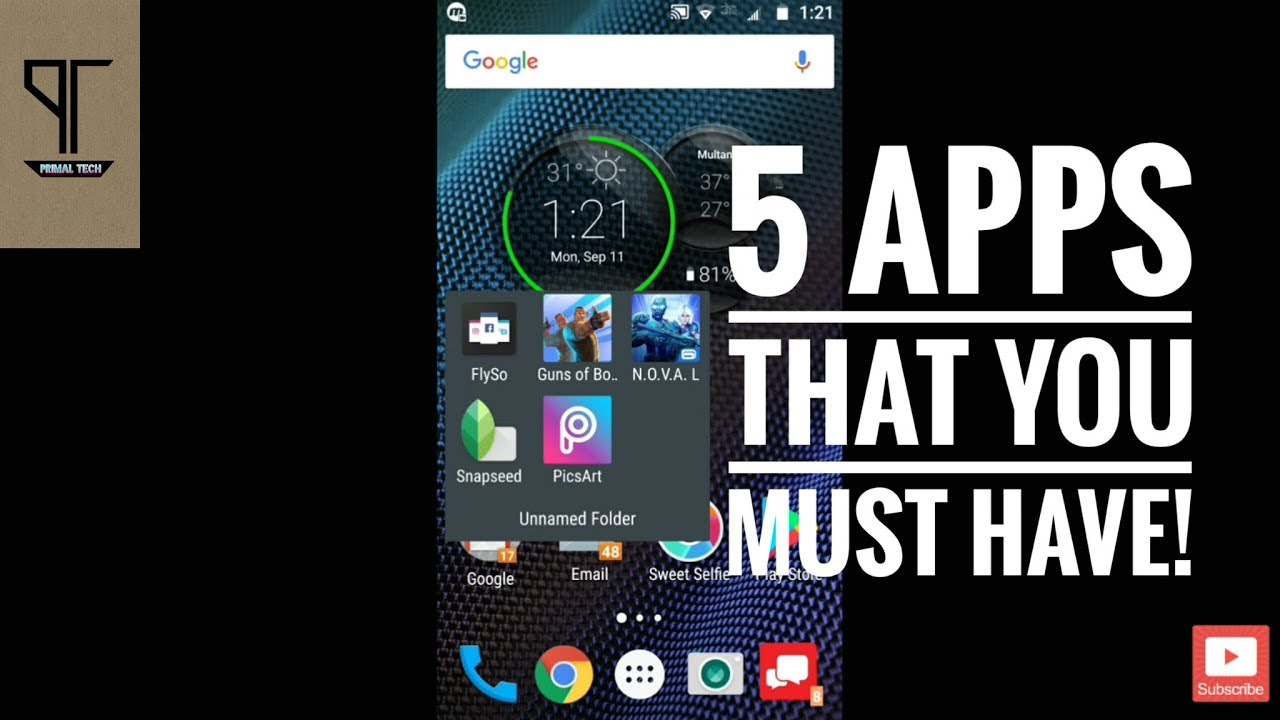 Top 5 Best Apps for Android and iOS in 2017(THAT YOU'LL ACTUALLY USE)!