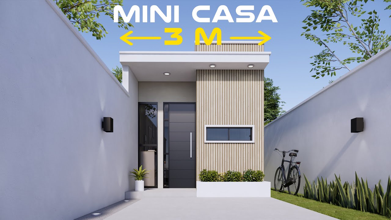 ¿Se Puede Vivir Bien en Solo 3 Metros de Ancho? ¡Mira Este Diseño!